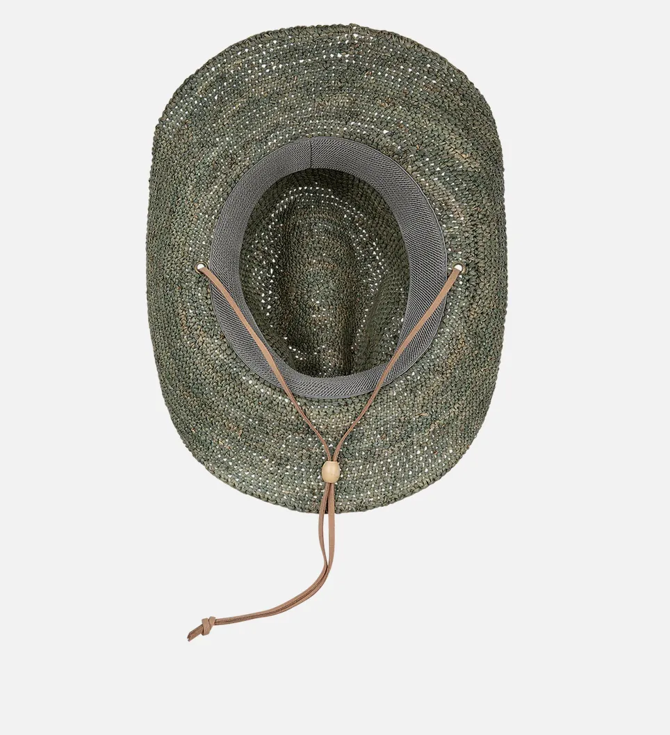 Reta Natural Raffia Cowboy Hat