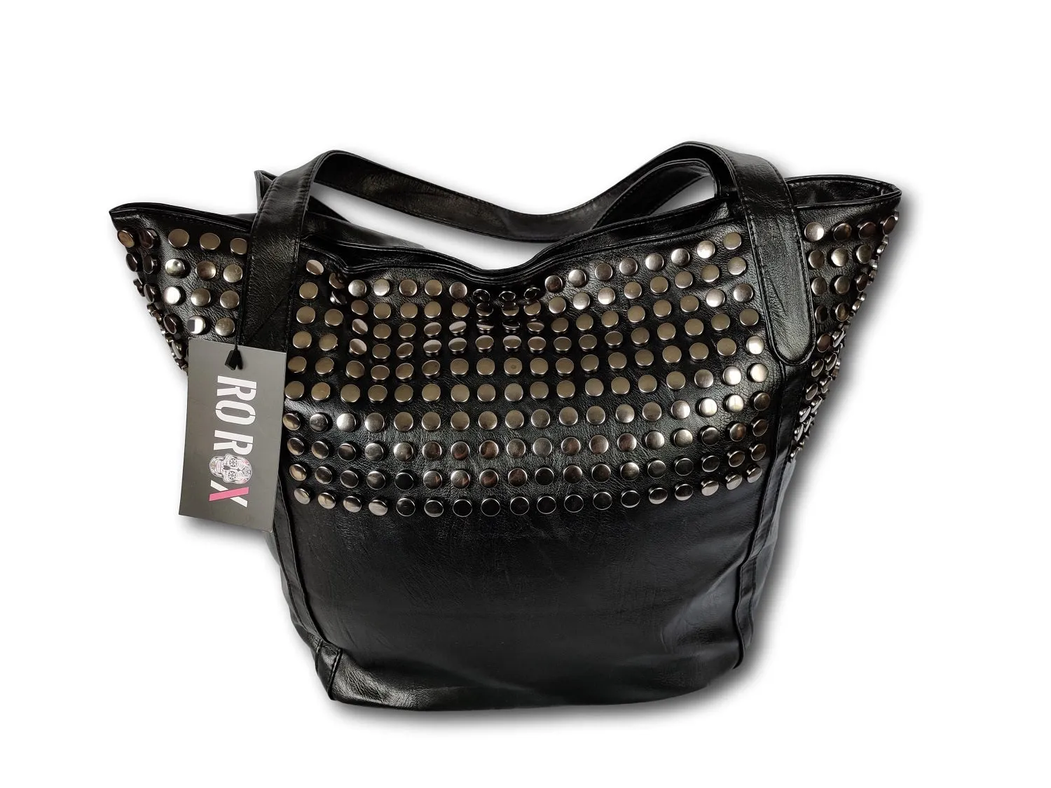 Ro Rox Aurora Studded Shoulder Bag Tote