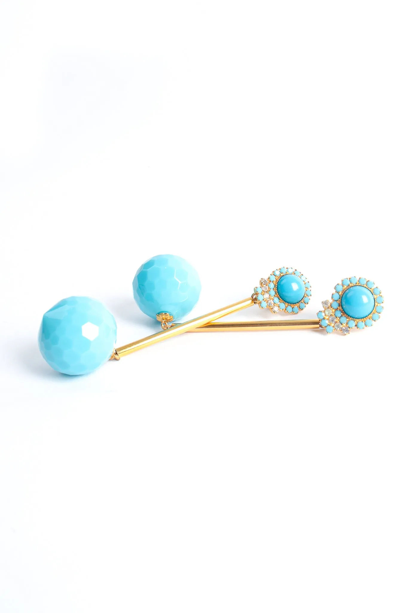 Rod Ball Drop Earrings