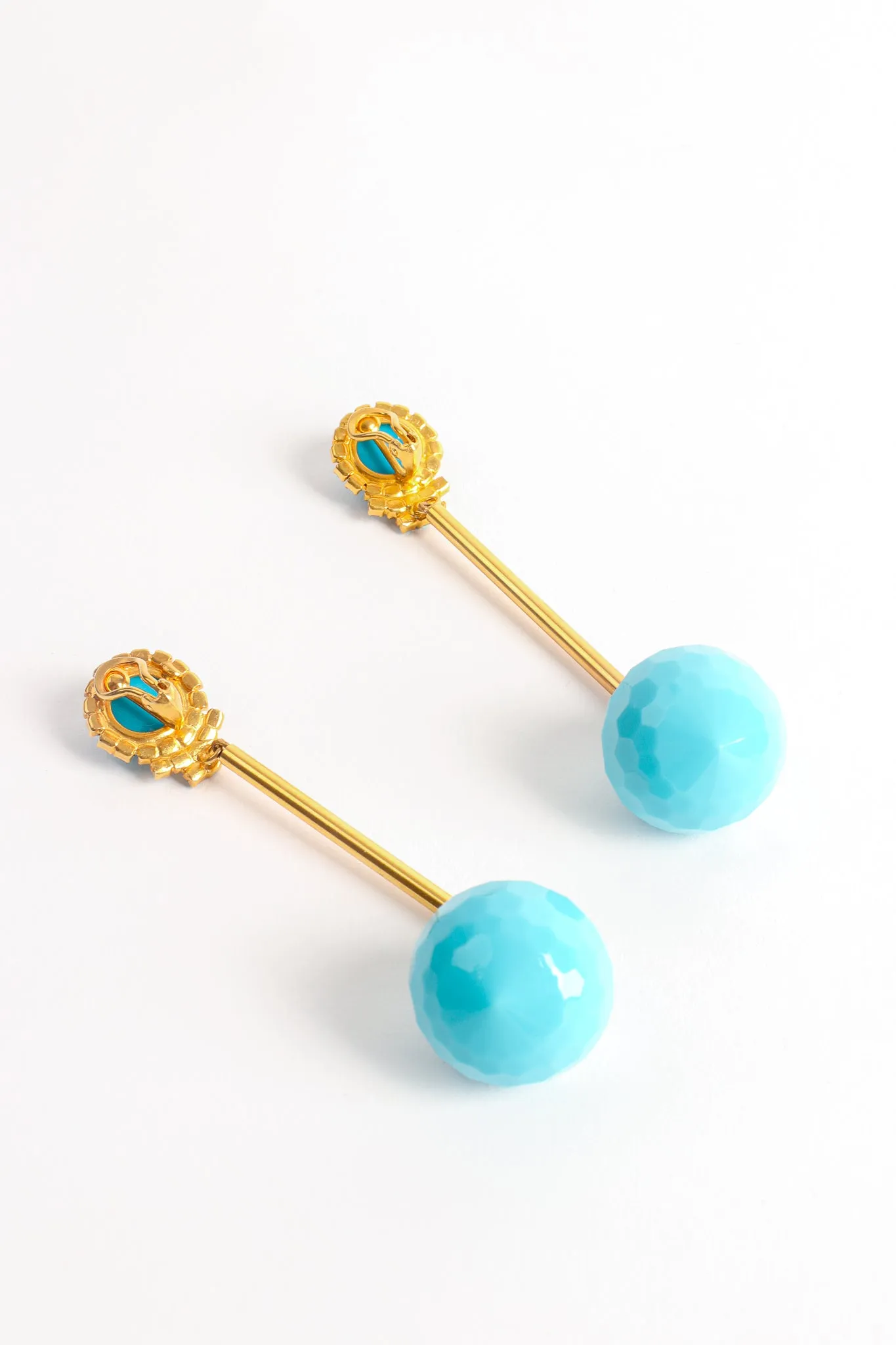 Rod Ball Drop Earrings