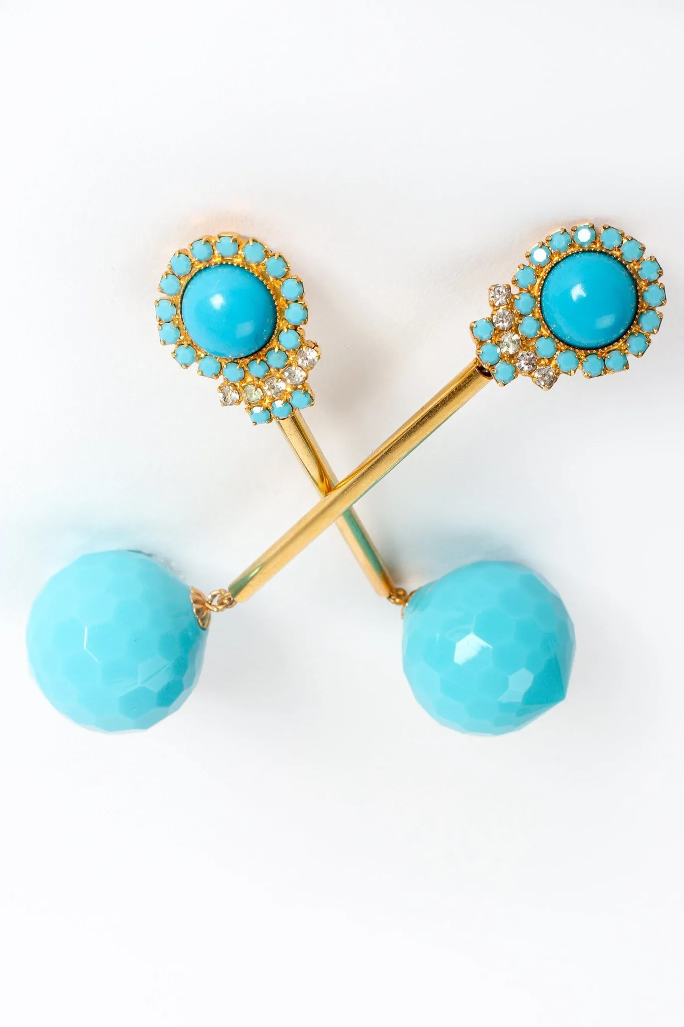 Rod Ball Drop Earrings