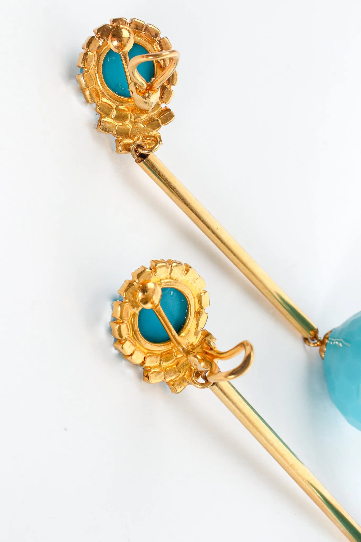 Rod Ball Drop Earrings