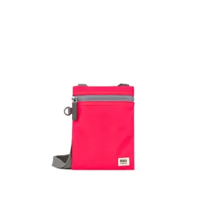 Roka Chelsea Pocket Sling Bag Small Raspberry Neon