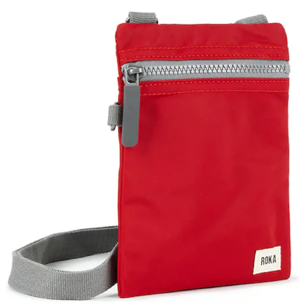 Roka Chelsea Recycled Nylon Cranberry Bag
