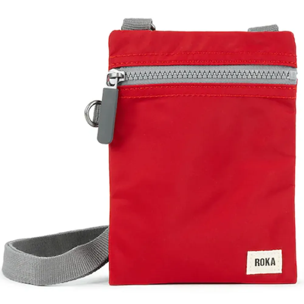 Roka Chelsea Recycled Nylon Cranberry Bag