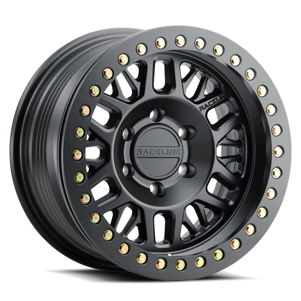 RT951B Ryno Cast Beadlock - Satin Black w/ Black Beadlock Ring