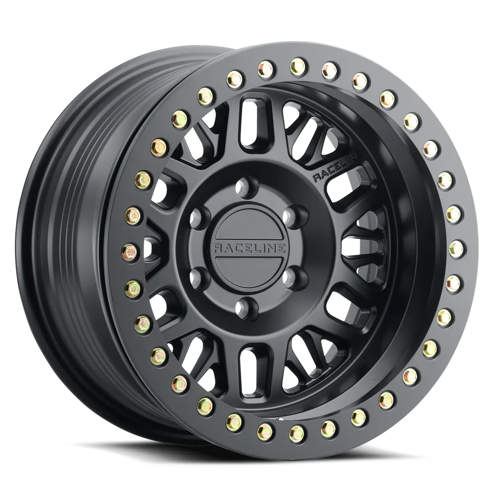 RT951B Ryno Cast Beadlock - Satin Black w/ Black Beadlock Ring