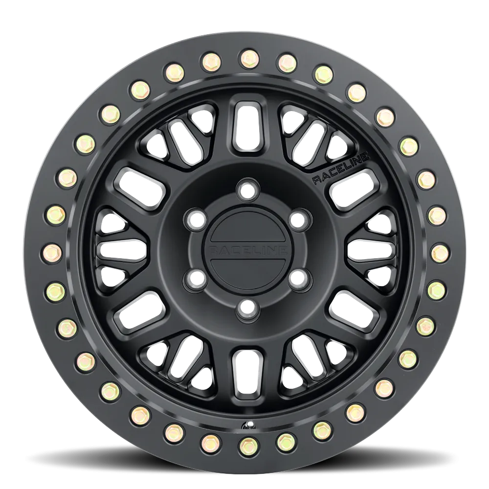 RT951B Ryno Cast Beadlock - Satin Black w/ Black Beadlock Ring