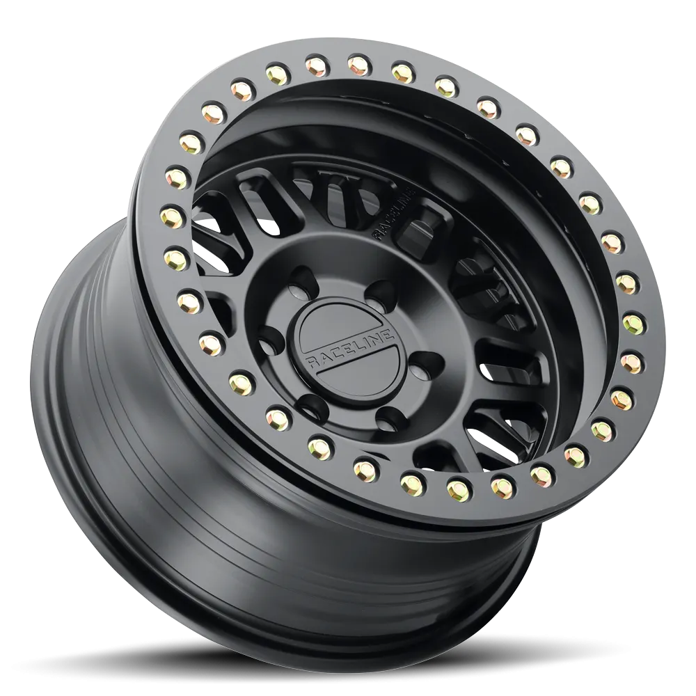 RT951B Ryno Cast Beadlock - Satin Black w/ Black Beadlock Ring