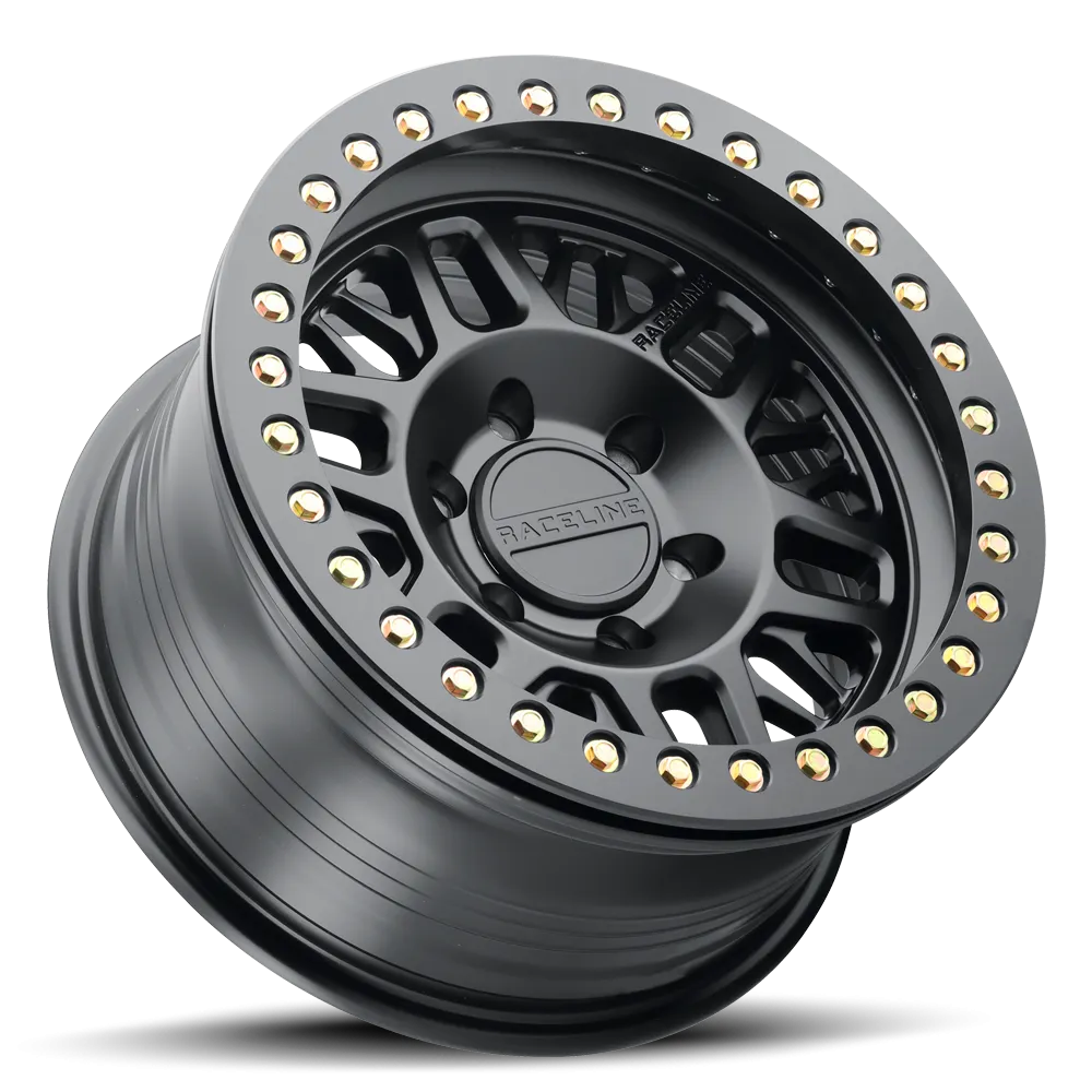 RT951B Ryno Cast Beadlock - Satin Black w/ Black Beadlock Ring