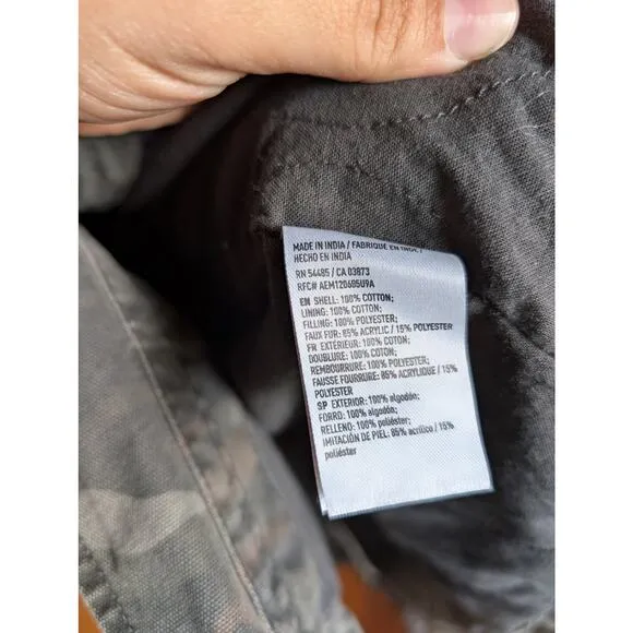 S American Eagle Camo Parka