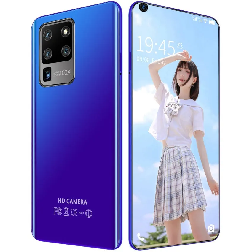 S30U Plus Mobile Phone 6.7-inch High-definition Large-screen 2 16GB Smartphone white_U.S. plug