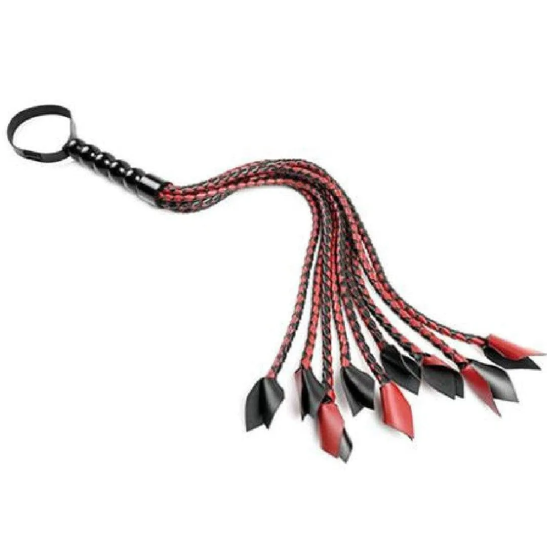Saffron Braided Flogger by Sportsheets