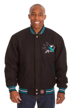 San Jose Sharks Reversible Wool Jacket