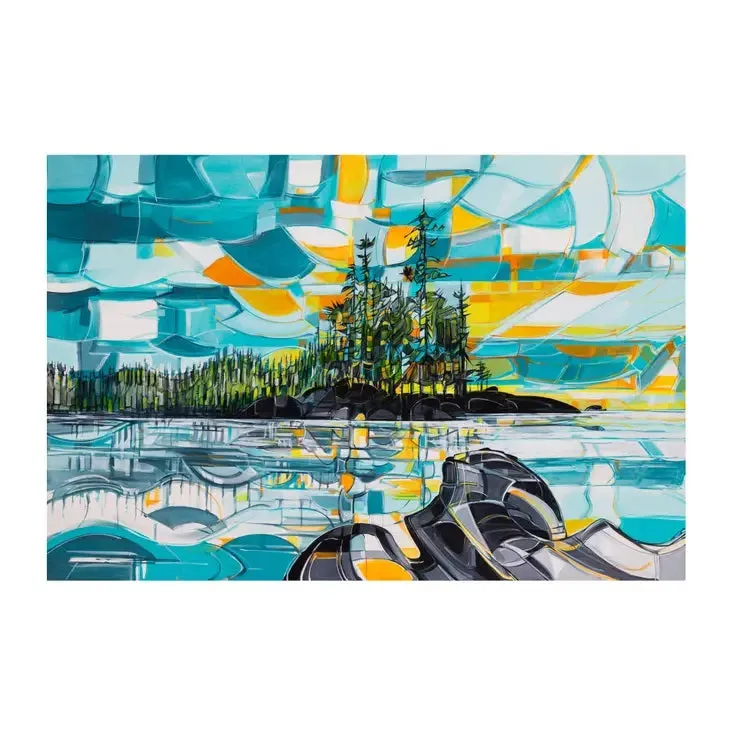 Saturna Island Art Greeting Card