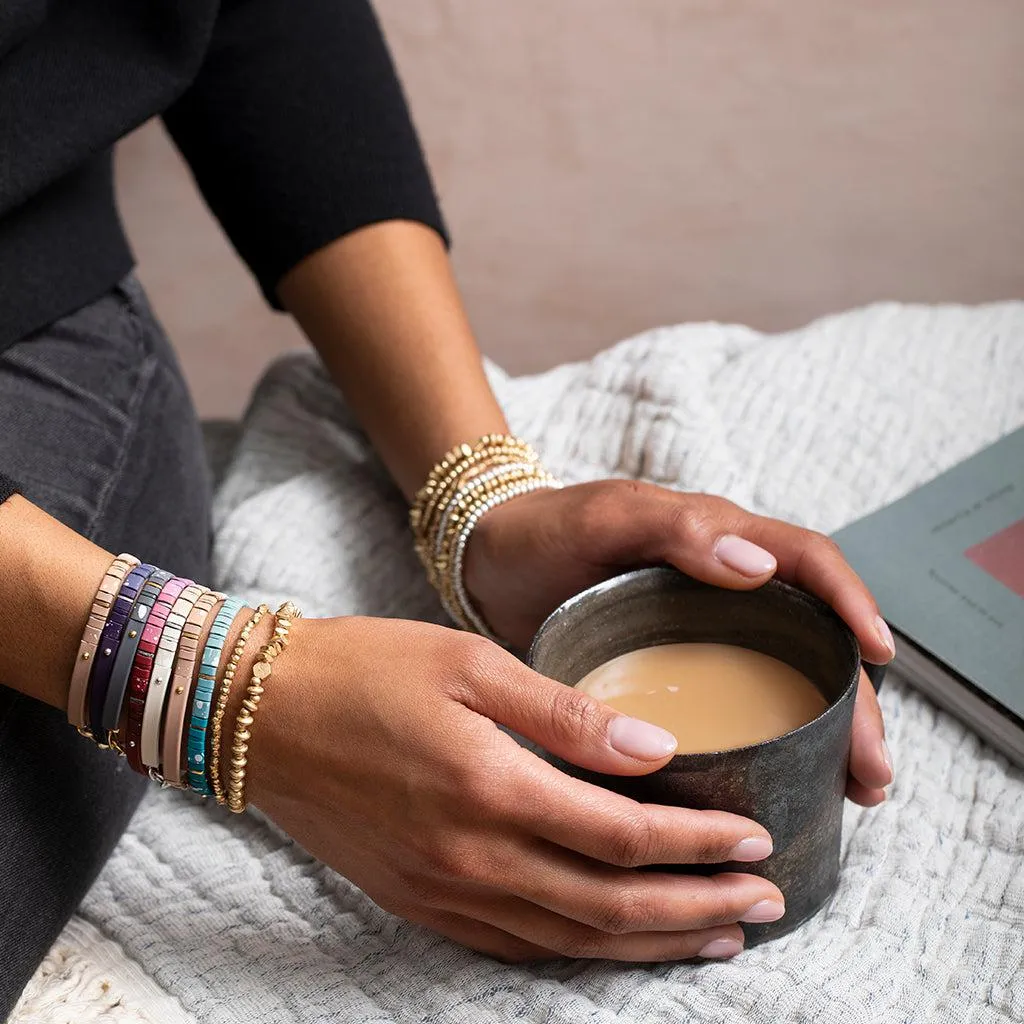 Scout Curated Wears Good Karma Ombre Bracelet - Strength & Grace Midnight/Silver