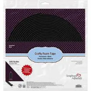 Scrapbook Adhesives - Crafty Foam Tape / Black 108 Ft
