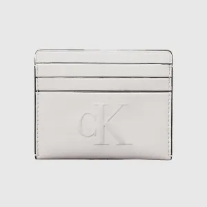 Sculpted Deboss  Cardcase - Light Grey