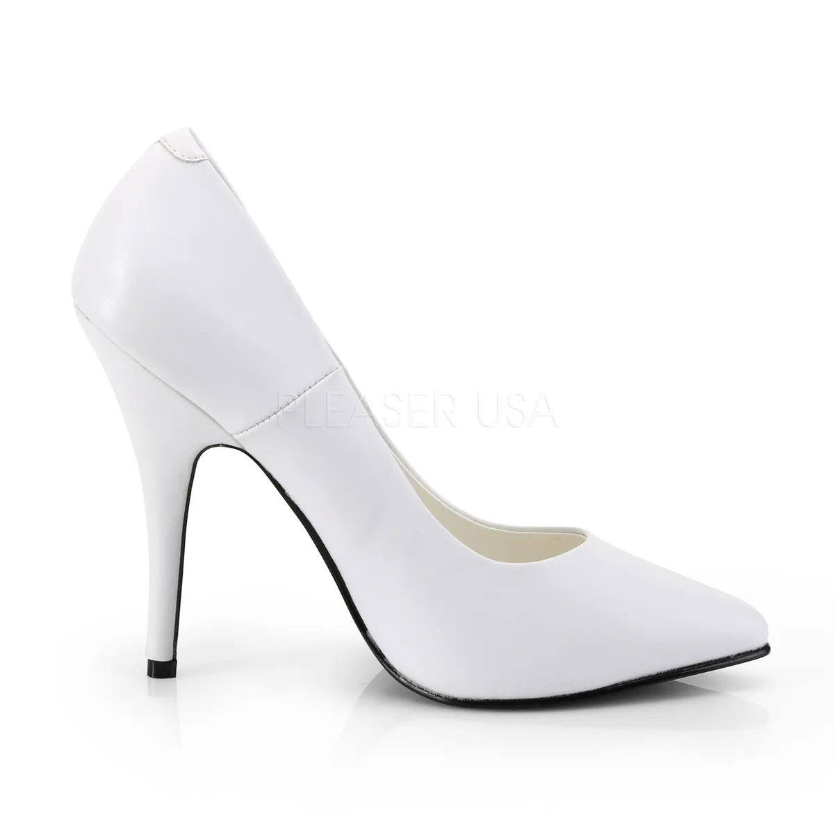 SEDUCE-420  White Faux Leather