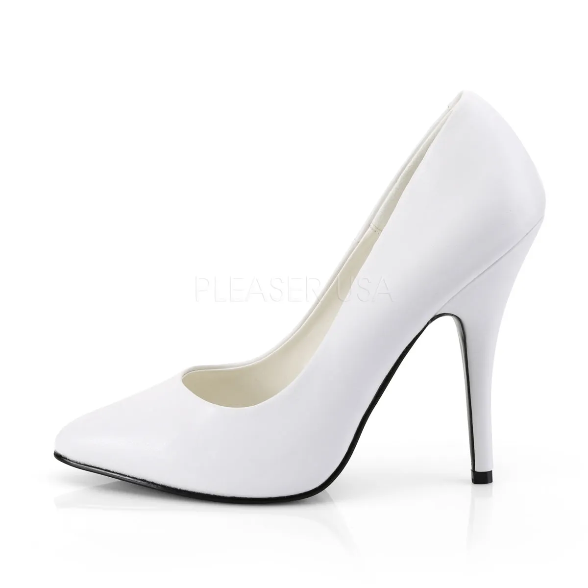 SEDUCE-420  White Faux Leather