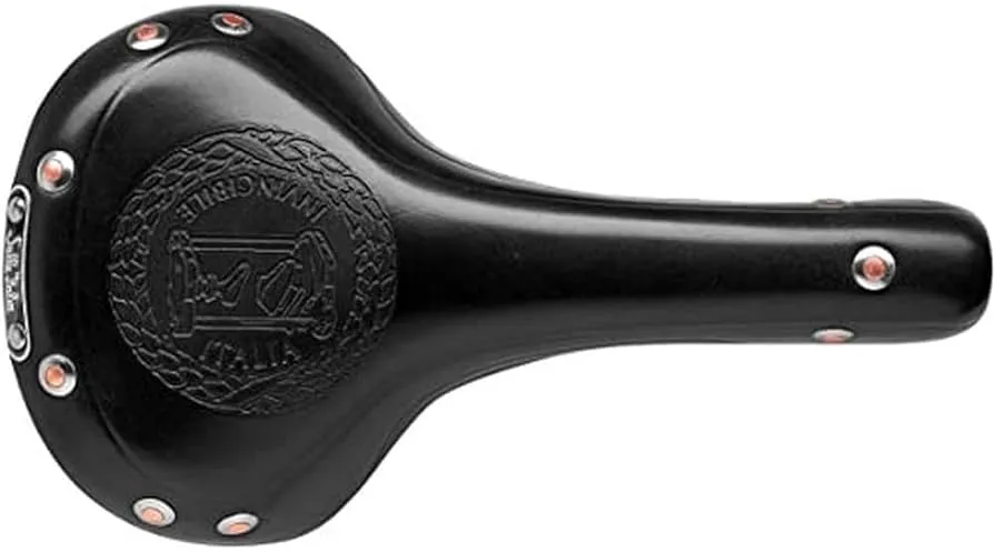 SELLE ITALIA Mitica Black Leather Saddle, Leather Cream, tools and Gift Box