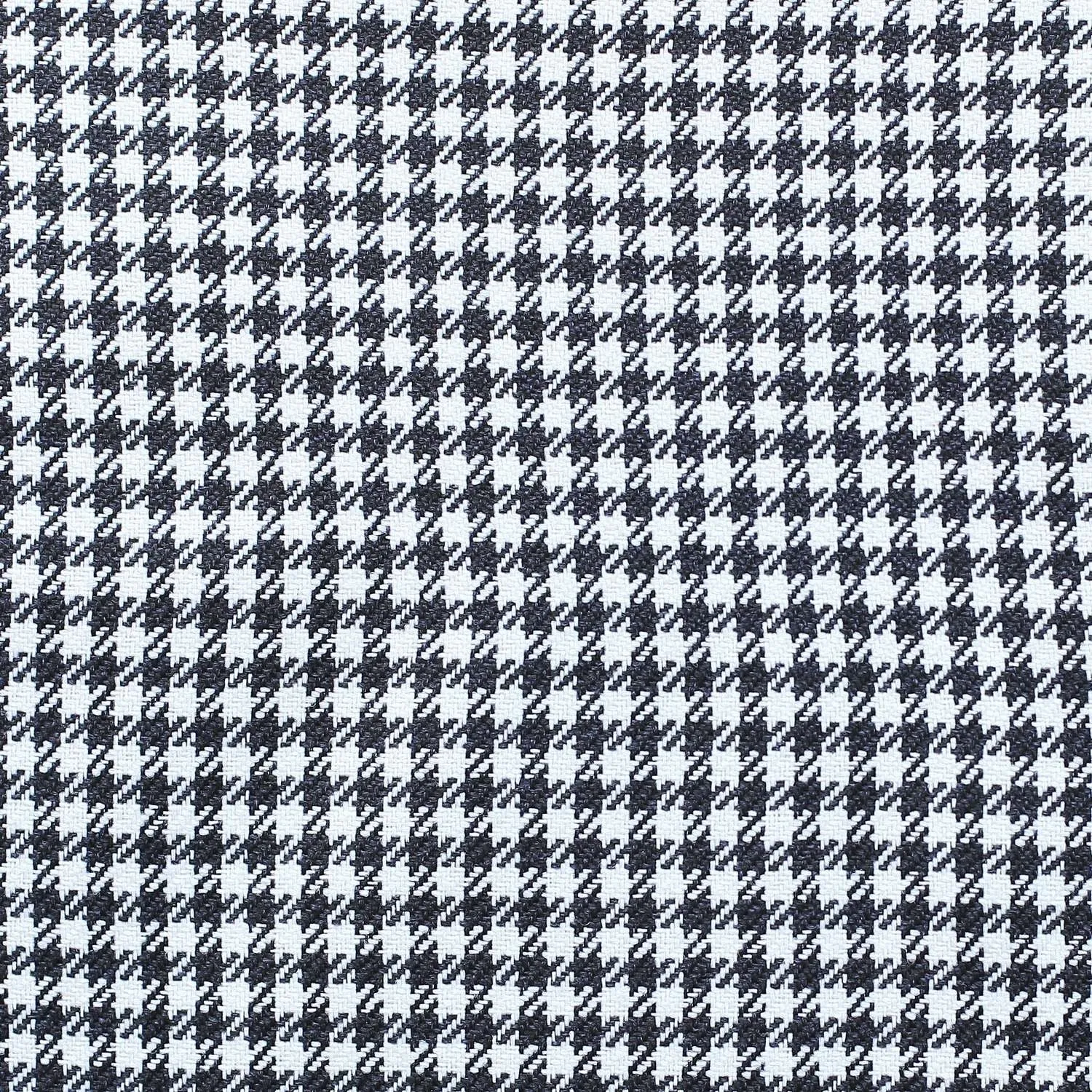 Set of 4 Black Checkered Faux Leather Pillow Covers