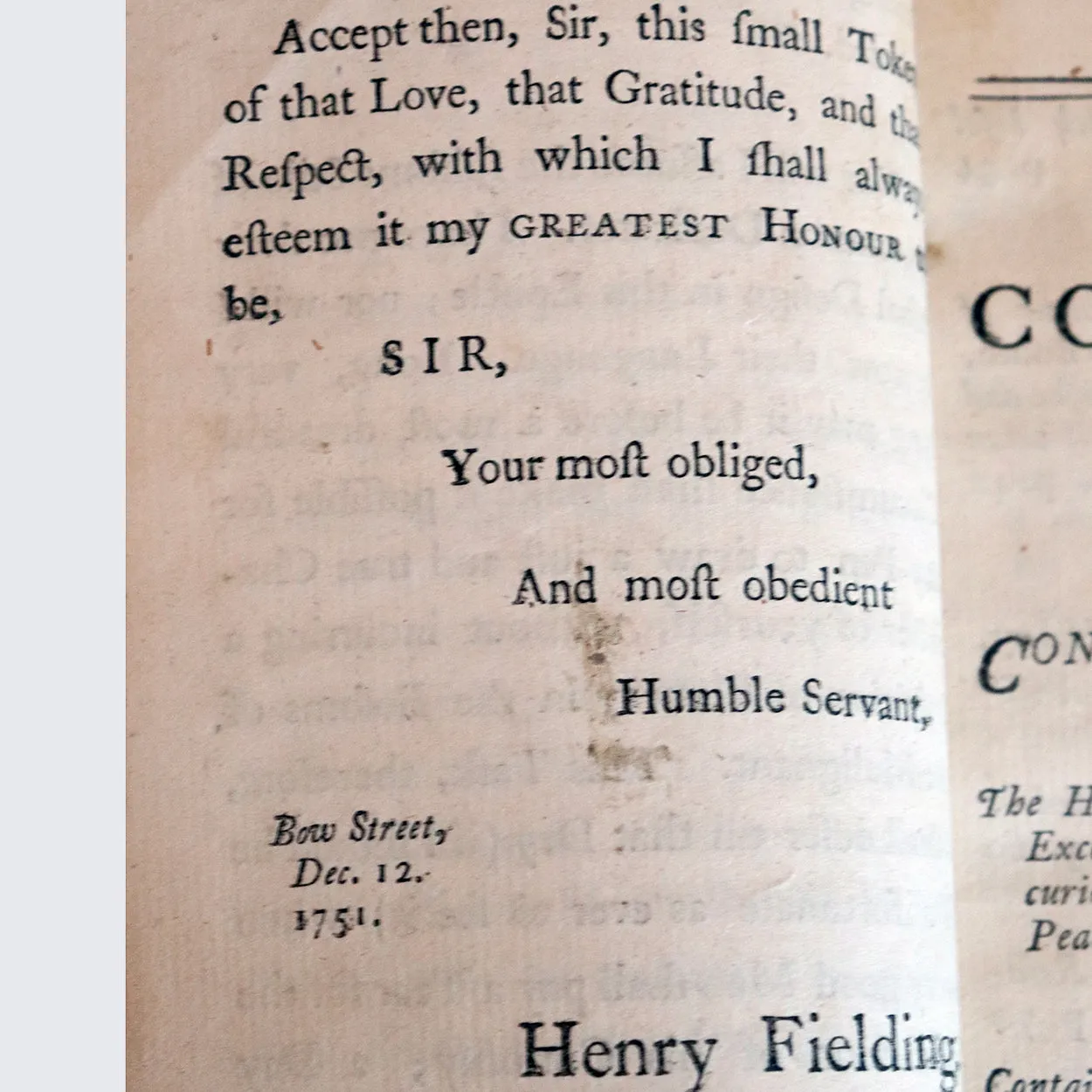Set of Four Leather Books: Amelia by Henry Fielding Esq.