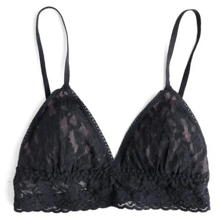 Signature Lace Padded Bra Black