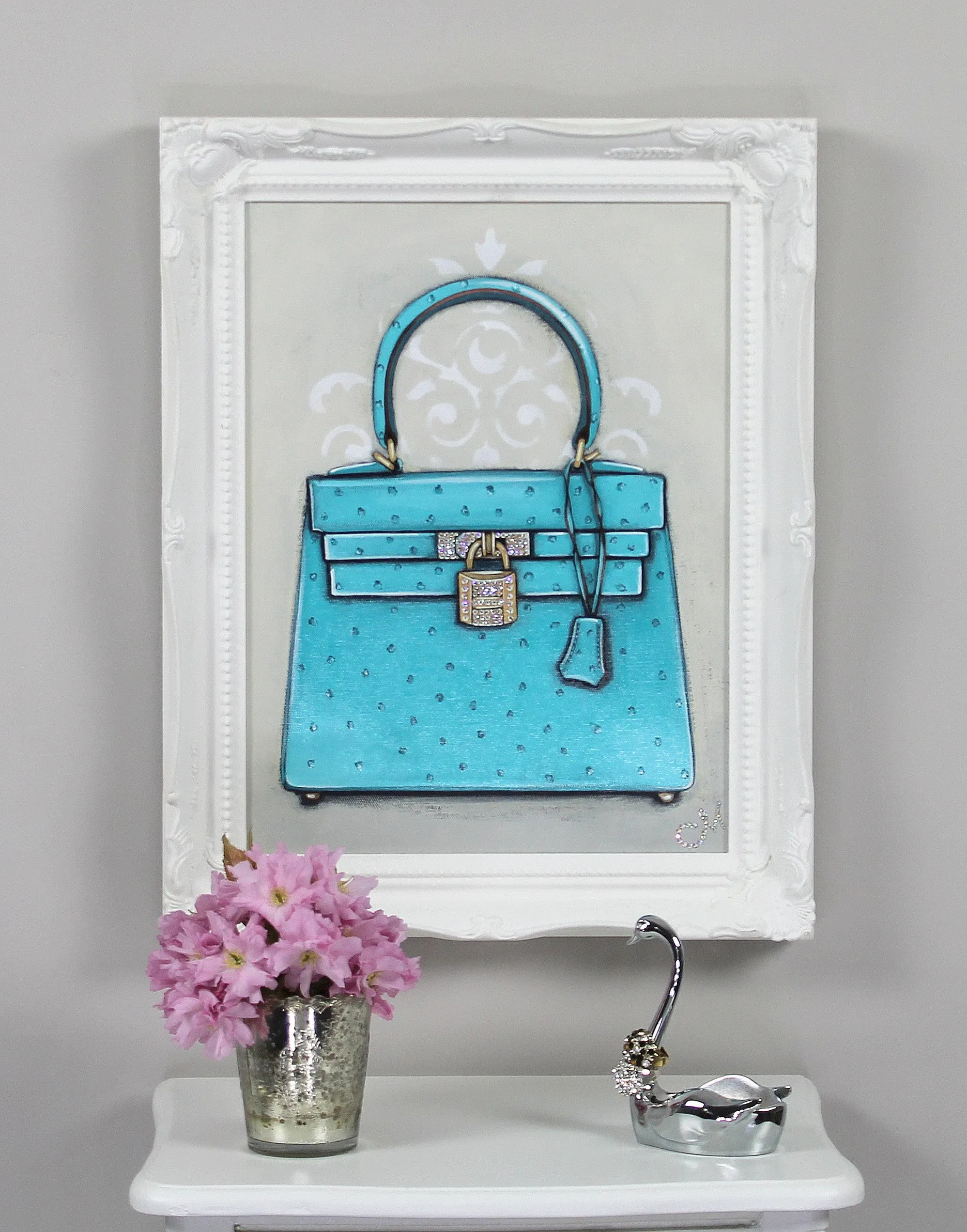 Small Limited Edition Hermès Kelly Ocean Dream Giclée