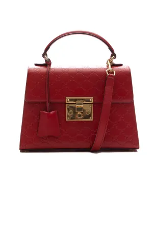 Small Padlock Top Handle Bag