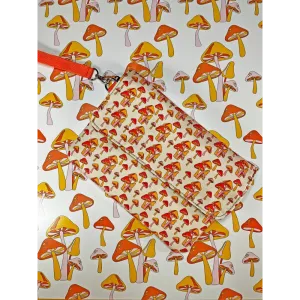 Smell Proof Bag with Lock- Mushroom