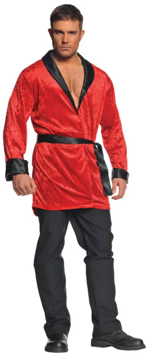 Smoking Jacket Adult Std Adult Men Costume