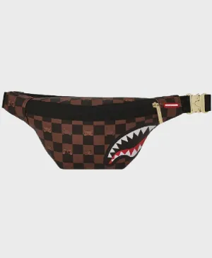 SprayGround B7512 Peeking Character Crossbody Bag Black/Brown