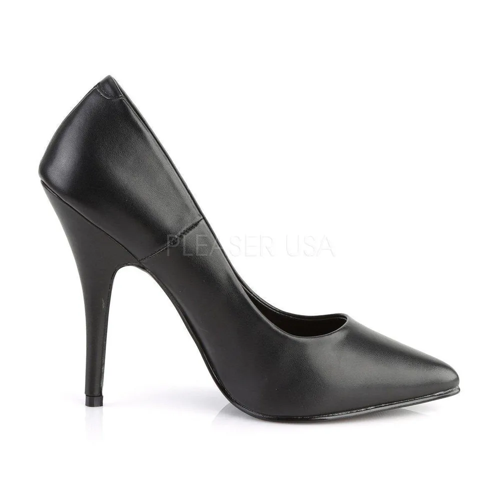 SS-SEDUCE-420 Pump  | Black Faux Leather