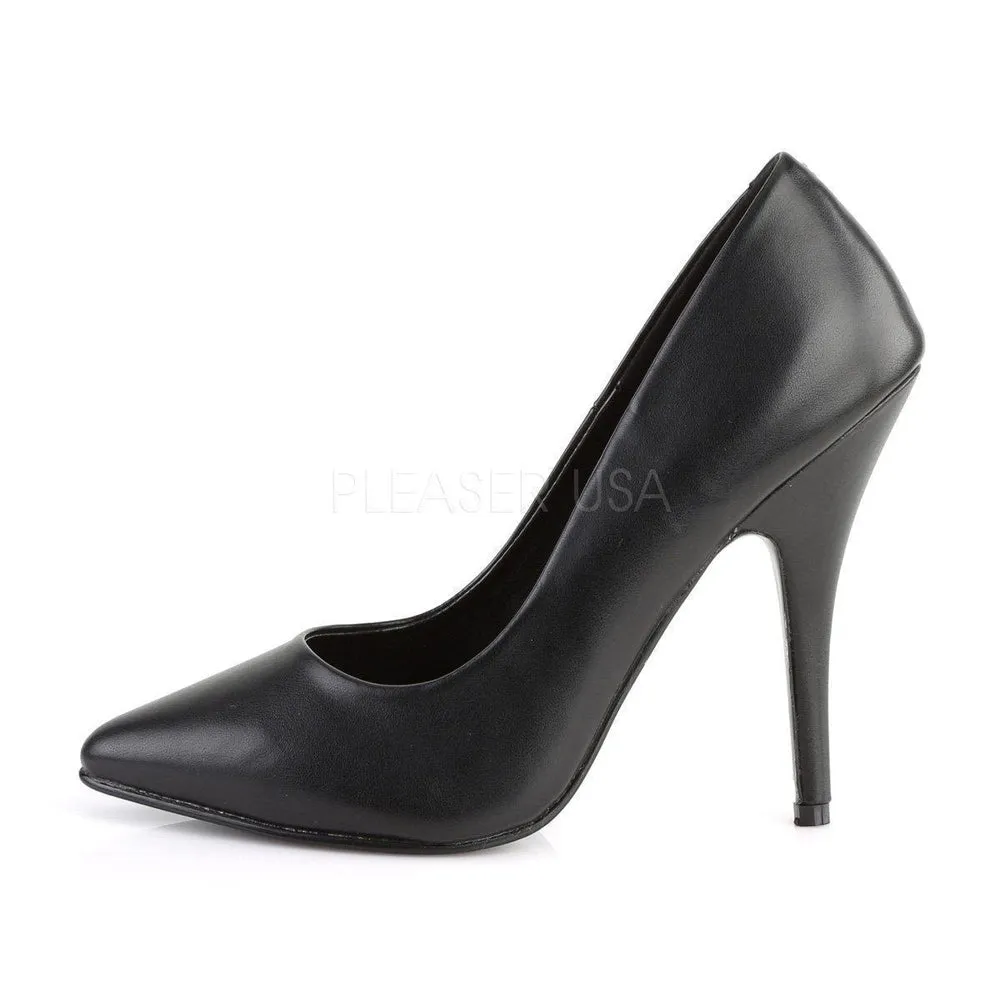 SS-SEDUCE-420 Pump  | Black Faux Leather