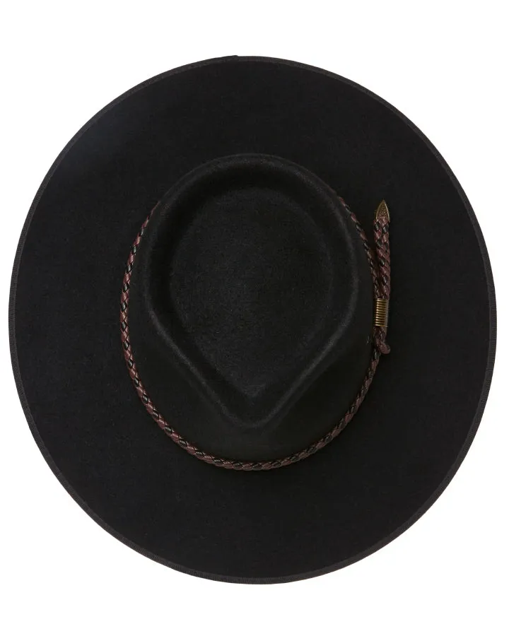 Statesman Countryman Fur Felt Hat Black