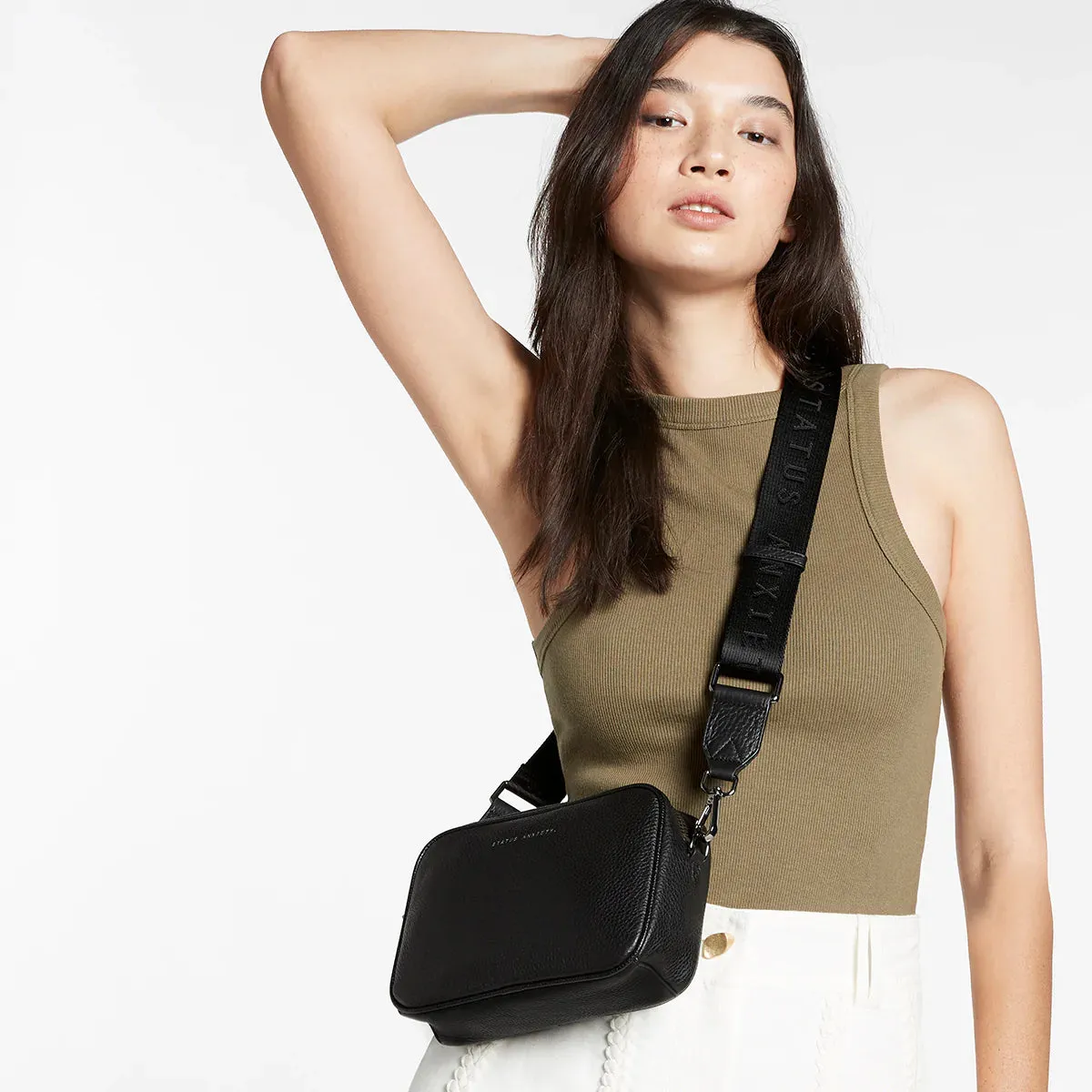 Status Anxiety Plunder with Webbed Strap Black