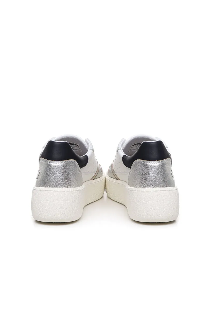 Step Laminated White/Silver