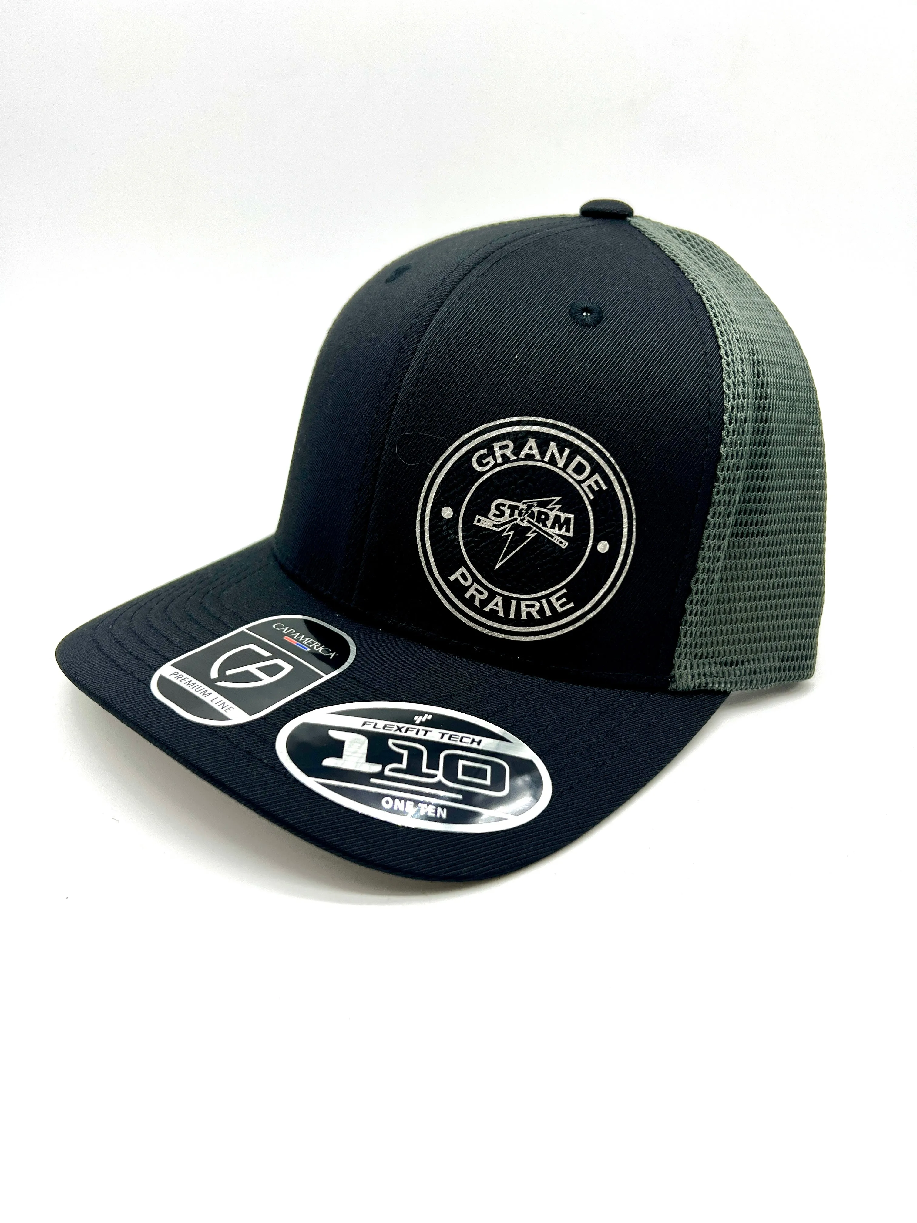 Storm Leather Patch Trucker Cap