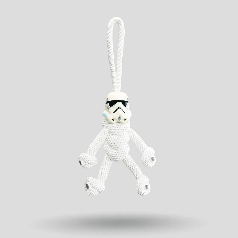 Stormtrooper Paracord Buddy Keychain