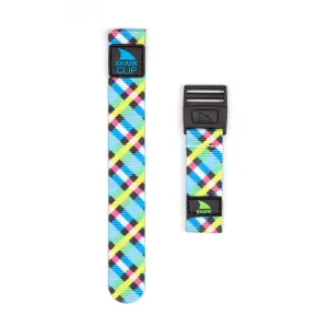 STRAP KIT - CLIP - NEON PLAID