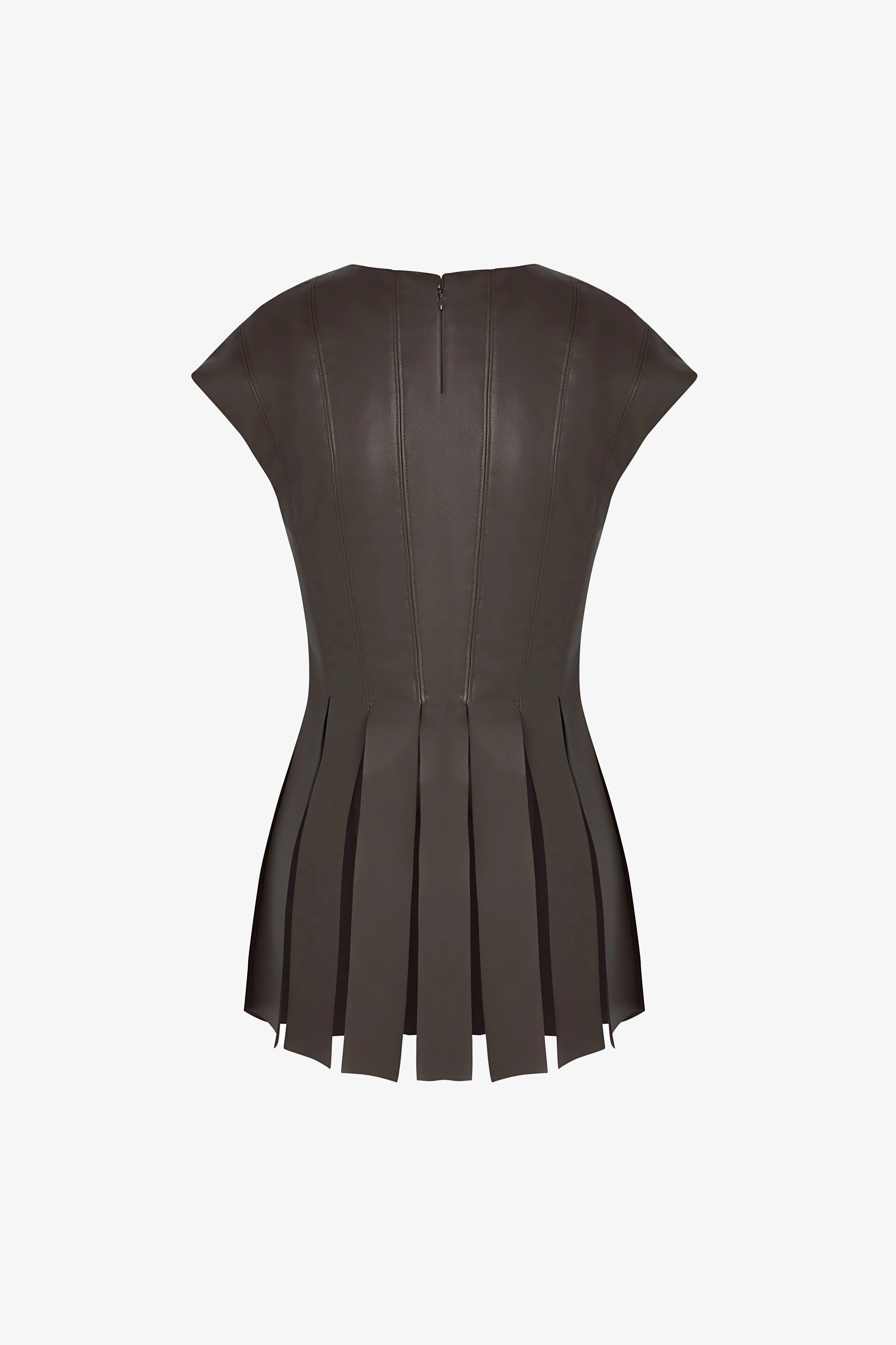 Strip Top - Vegan Leather