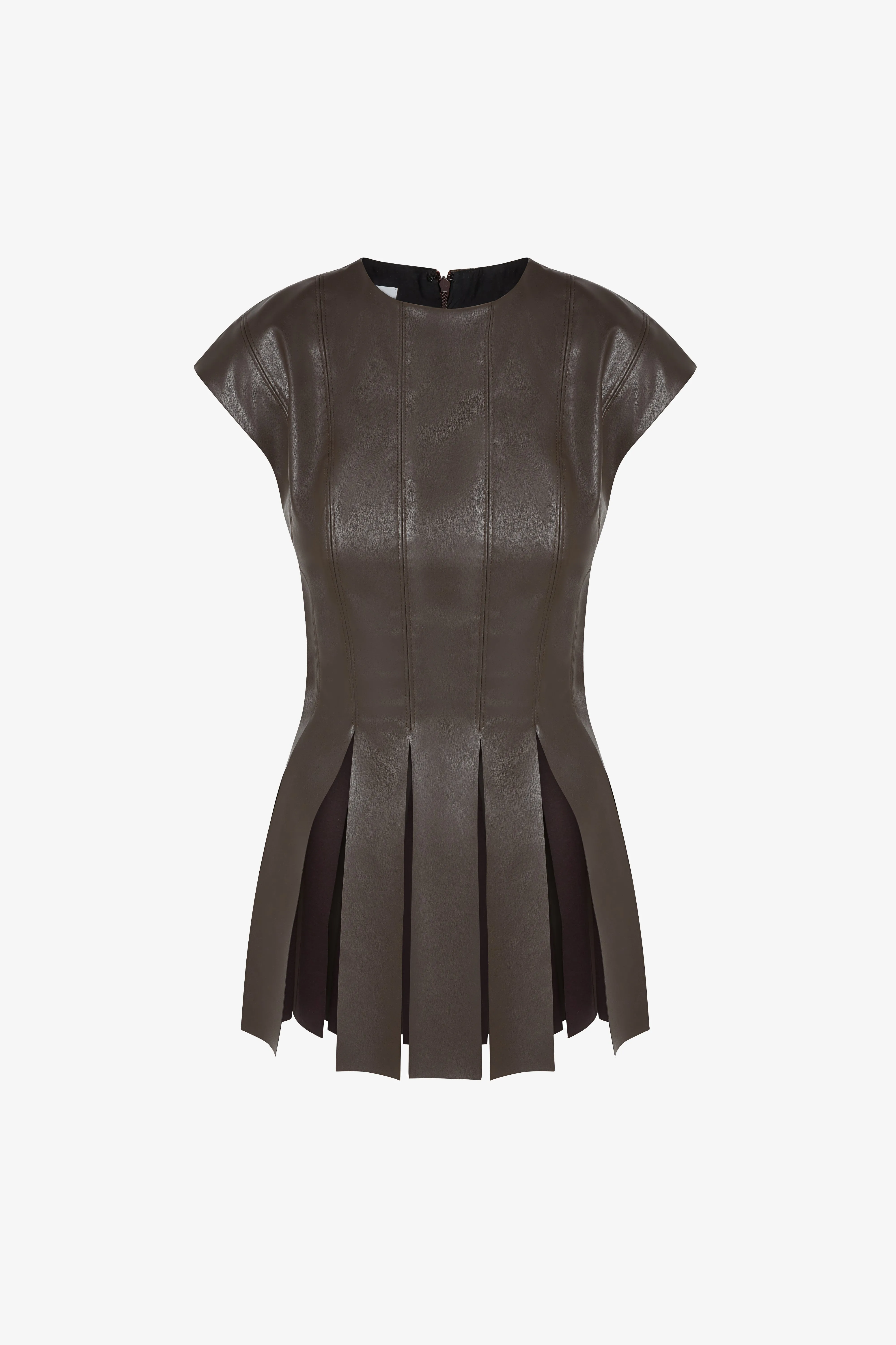 Strip Top - Vegan Leather
