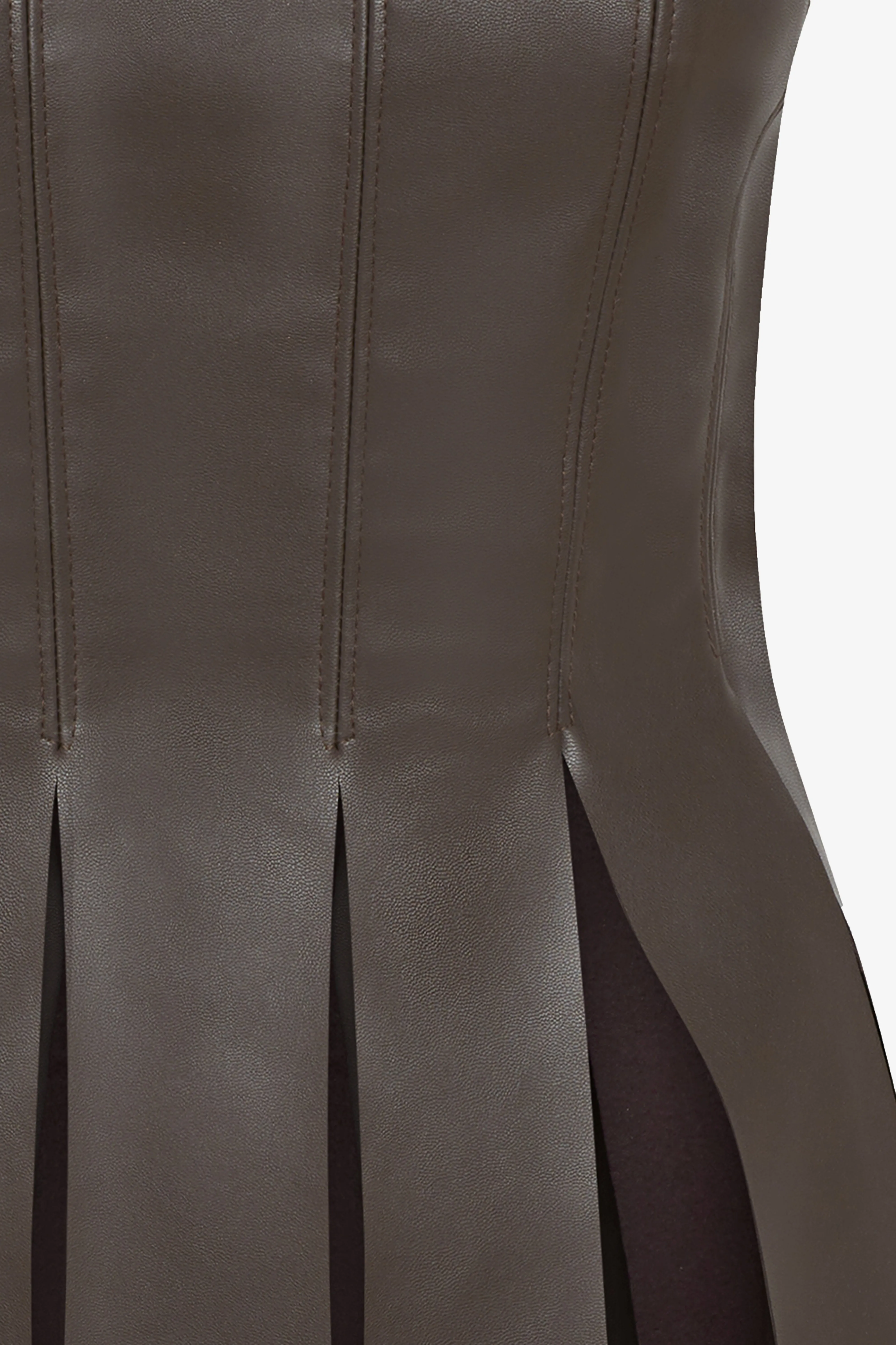 Strip Top - Vegan Leather