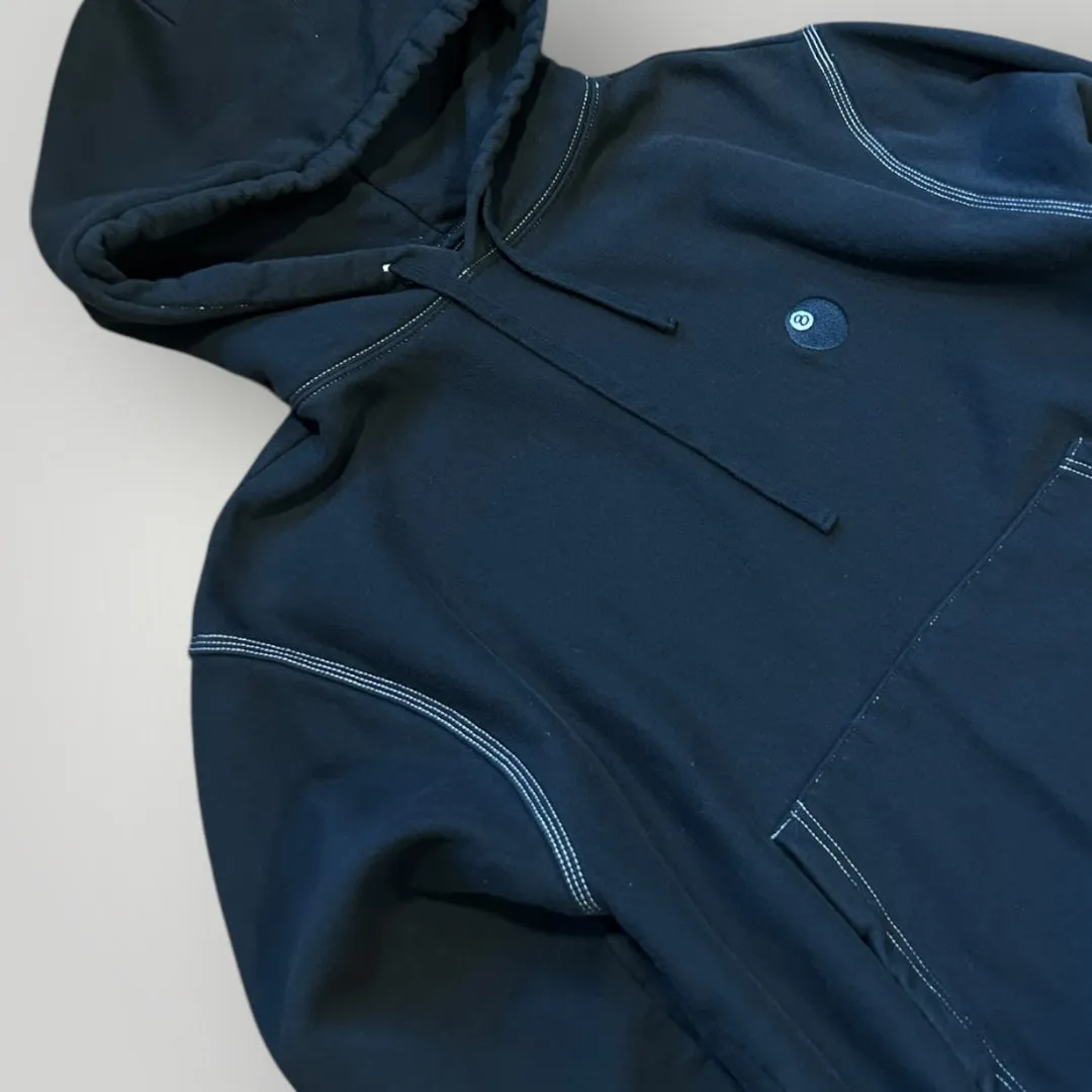 Stüssy 8 Ball Heavy Cotton Double Stitch Hoodie S