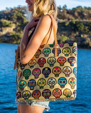 Sugar Skulls Market Tote (6856)