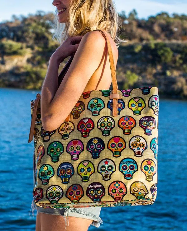 Sugar Skulls Market Tote (6856)