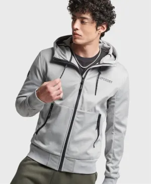 Superdry Core Tech Softshell Jacket Grey Marl