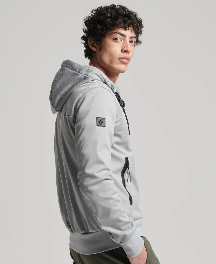 Superdry Core Tech Softshell Jacket Grey Marl