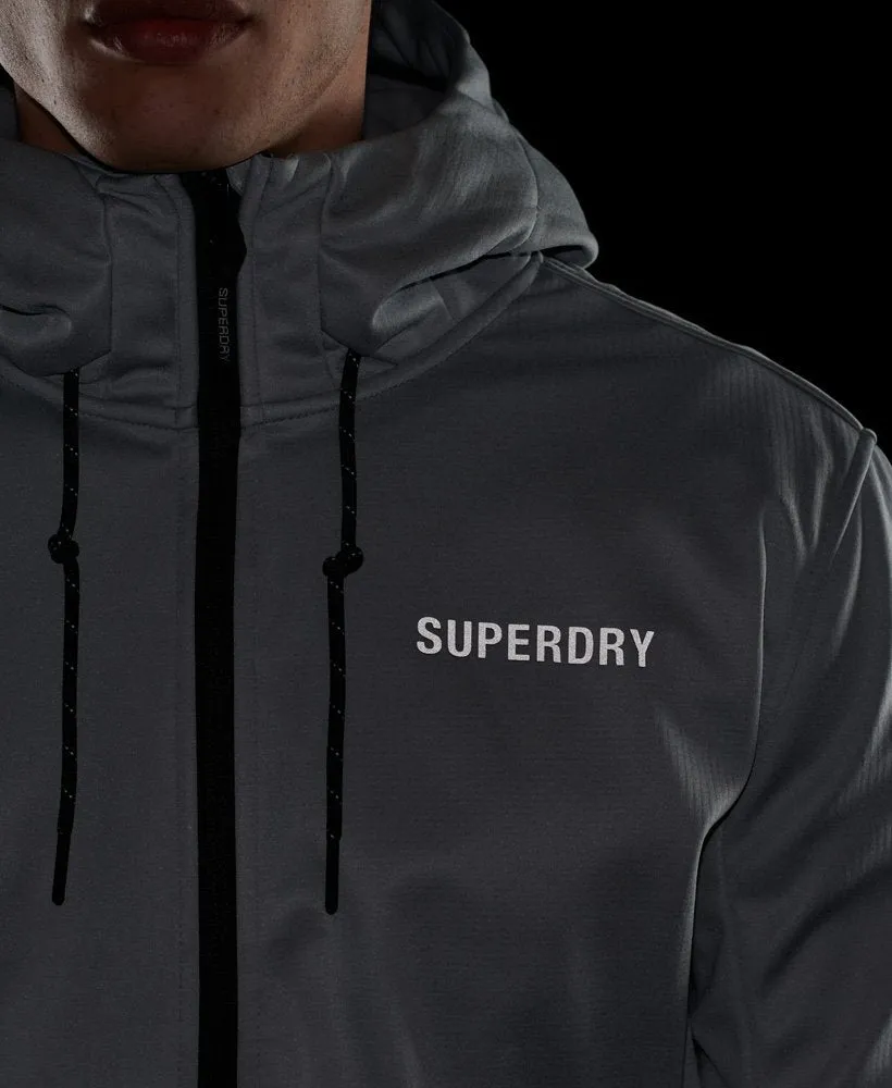 Superdry Core Tech Softshell Jacket Grey Marl